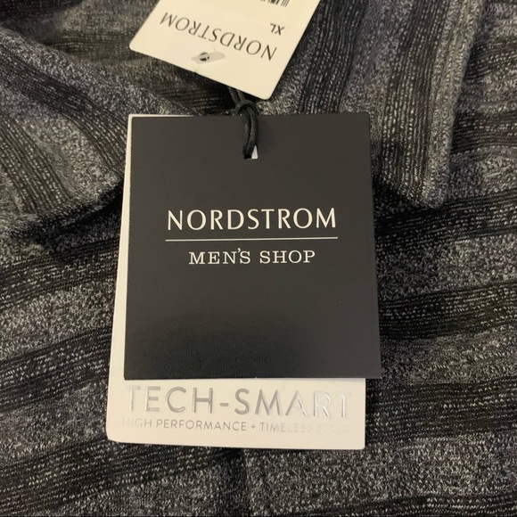 Nordstrom Men's Shop Short Sleeve Mini Stripe 2 Button Polo Size XL NWT - Picture 4 of 6